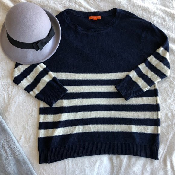 π3 for $15π Cute Knitted Striped Sweater - Picture 1 of 11